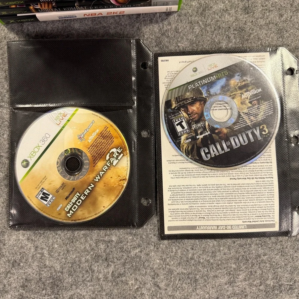 Microsoft Xbox Lot 16 Games Xbox One 360 Original COD Halo GTA Madden NBA UNTEST